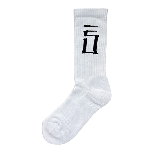 Seasons Stain S Sock- White/Black