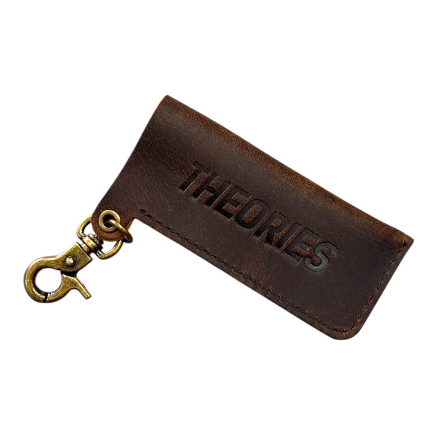 Theories Stamp Logo Lighter Case Keychain
