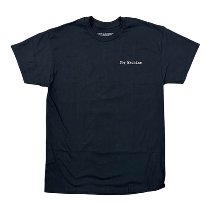 Toy Machine Charred Cross Tee- Black