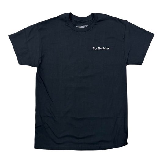 Toy Machine Charred Cross Tee- Black