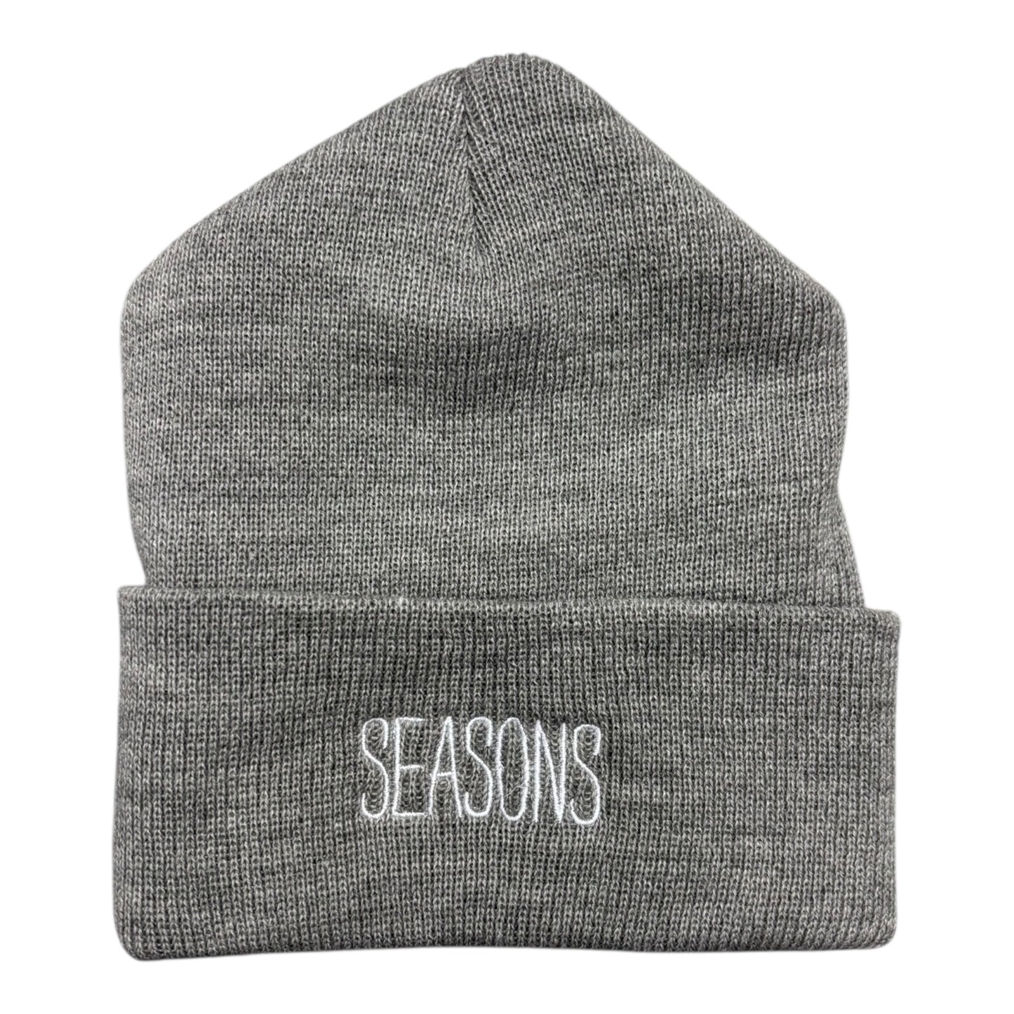 Seasons Skinny Beanie- Light Grey