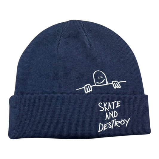 Thrasher Gonz Sad Fold Beanie- Navy
