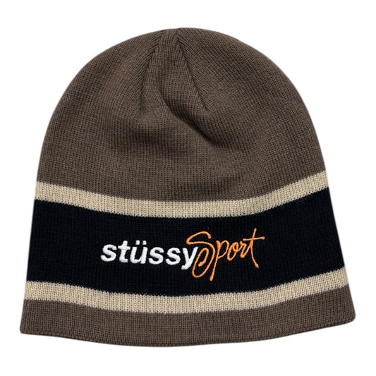 Stussy Sport Stripe Skullcap- Sand