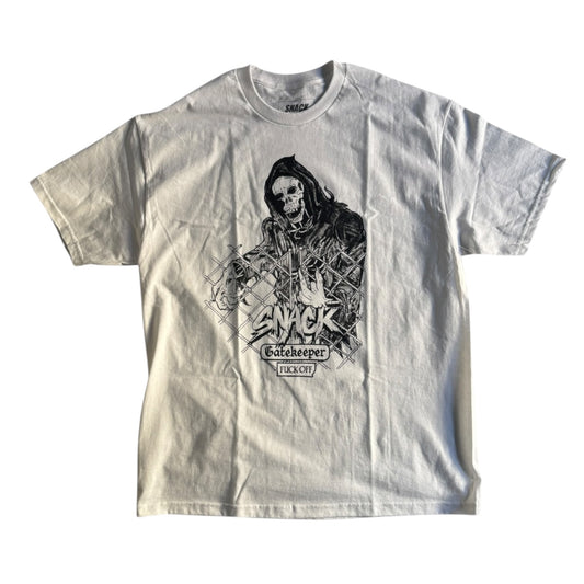 Snack Gatekeeper Tee- White