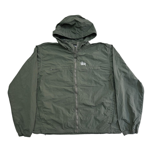 Stussy Lightweight Hooded Jacket- Olive