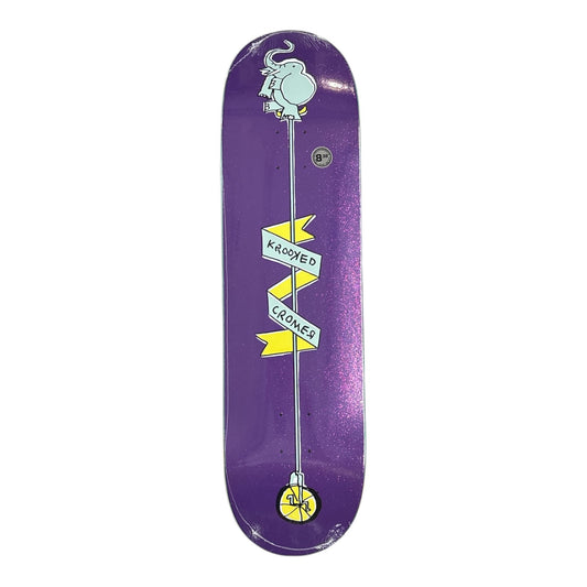 Krooked Cromer Unicycle Deck- 8.38 FRONT