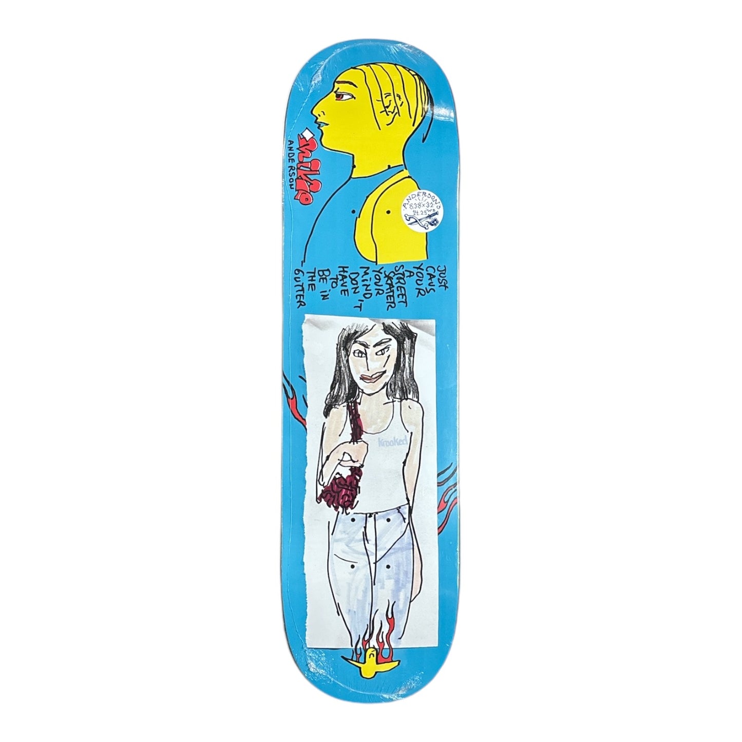 Krooked Manderson Just Caus Deck- 8.38 FRONT