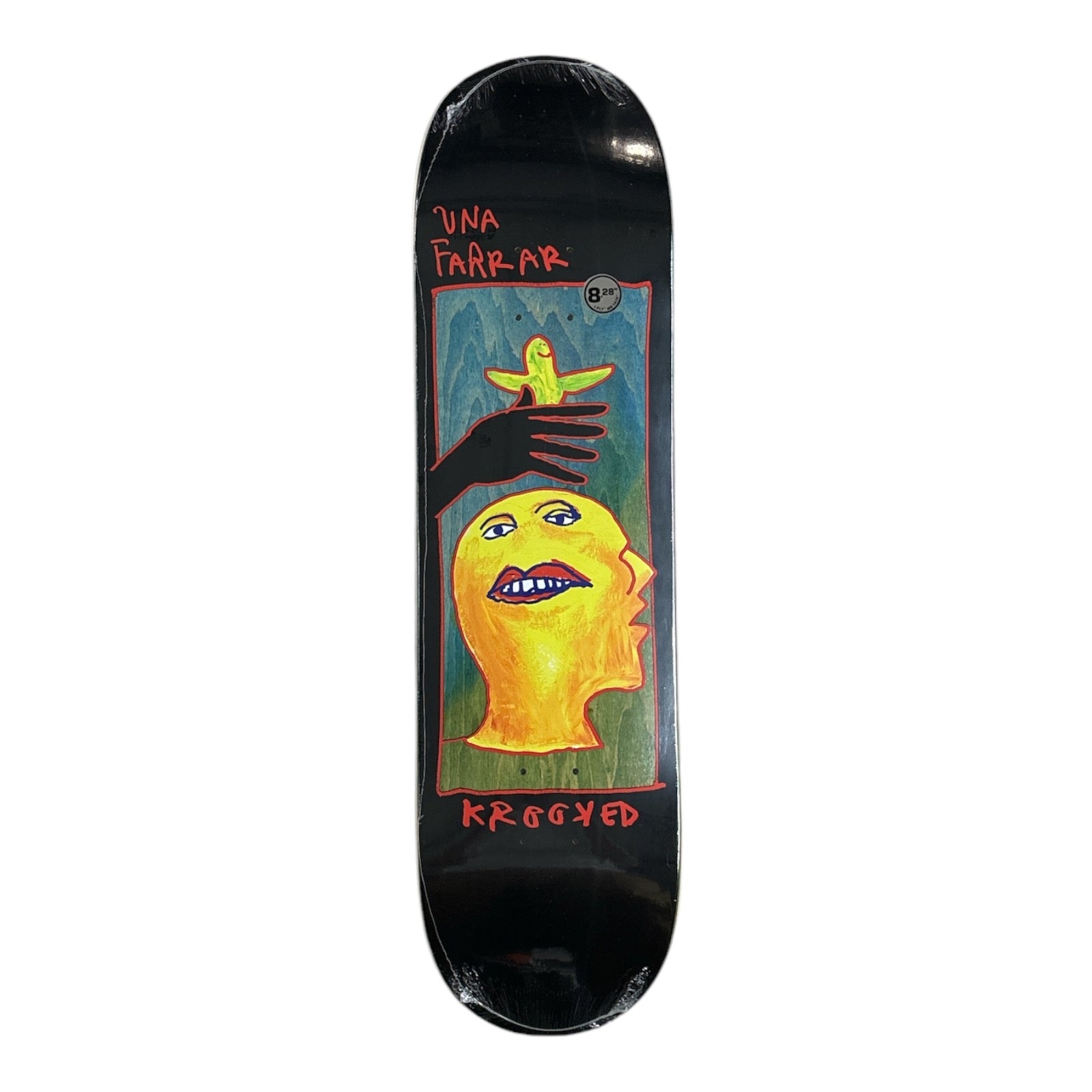 Krooked Una Teeth Deck- 8.28 FRONT