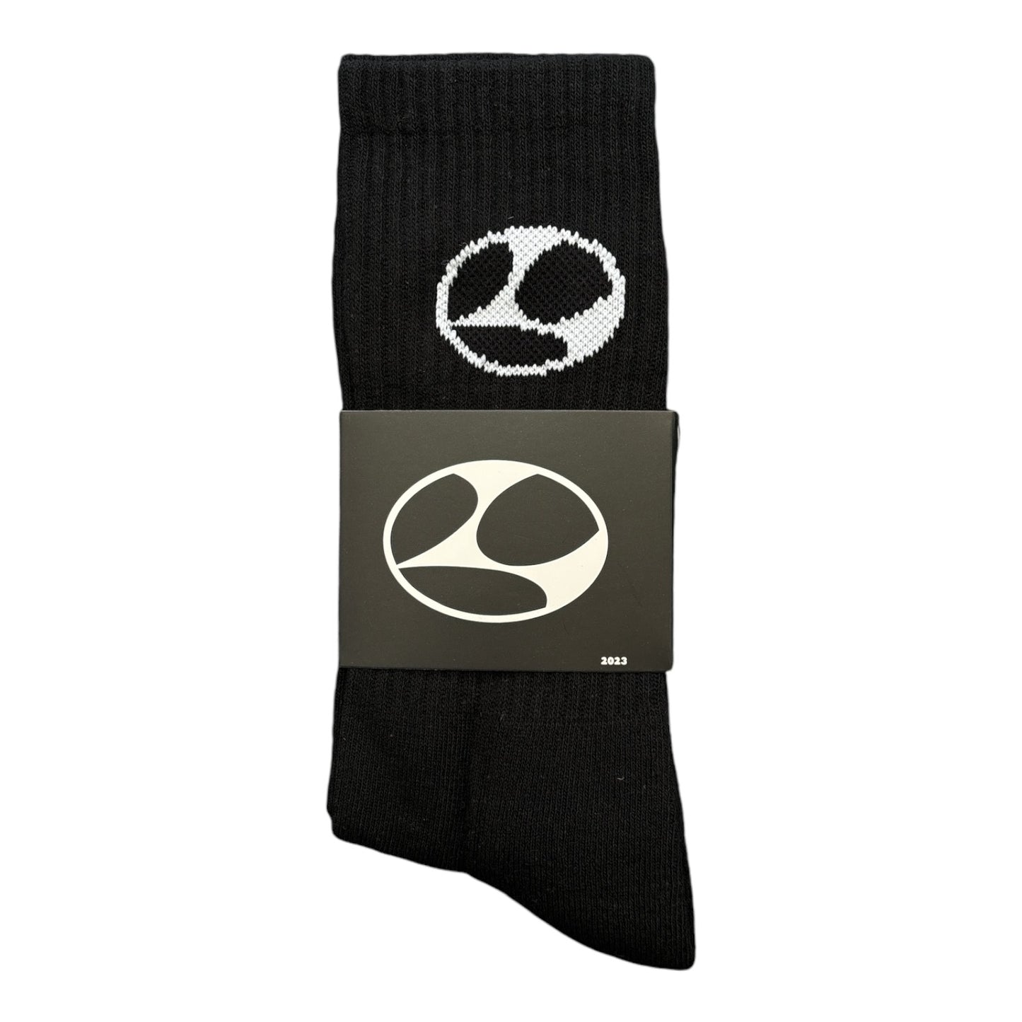 Limosine Gold Toe Socks- Black FRONT