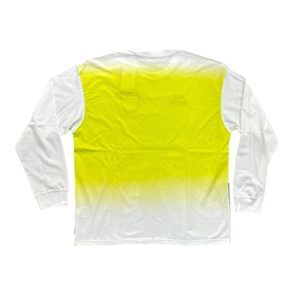 Nike SB Embroidered Long Sleeve Jersey White/Hyper Yellow Back