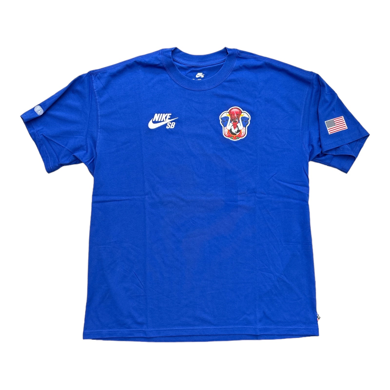 Nike SB Embroidered Tee Old Royal Front