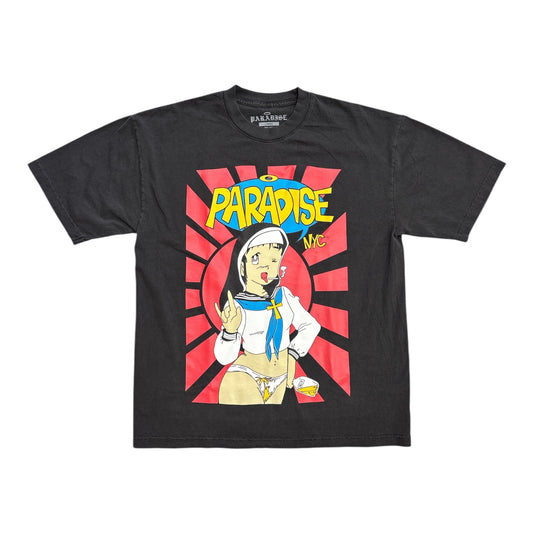 Paradise Dinosaur Paradise Tee Black FRONT