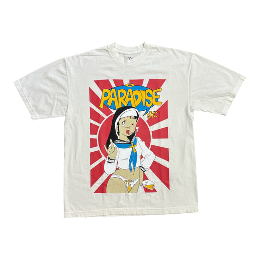 Paradise Dinosaur Paradise Tee White FRONT