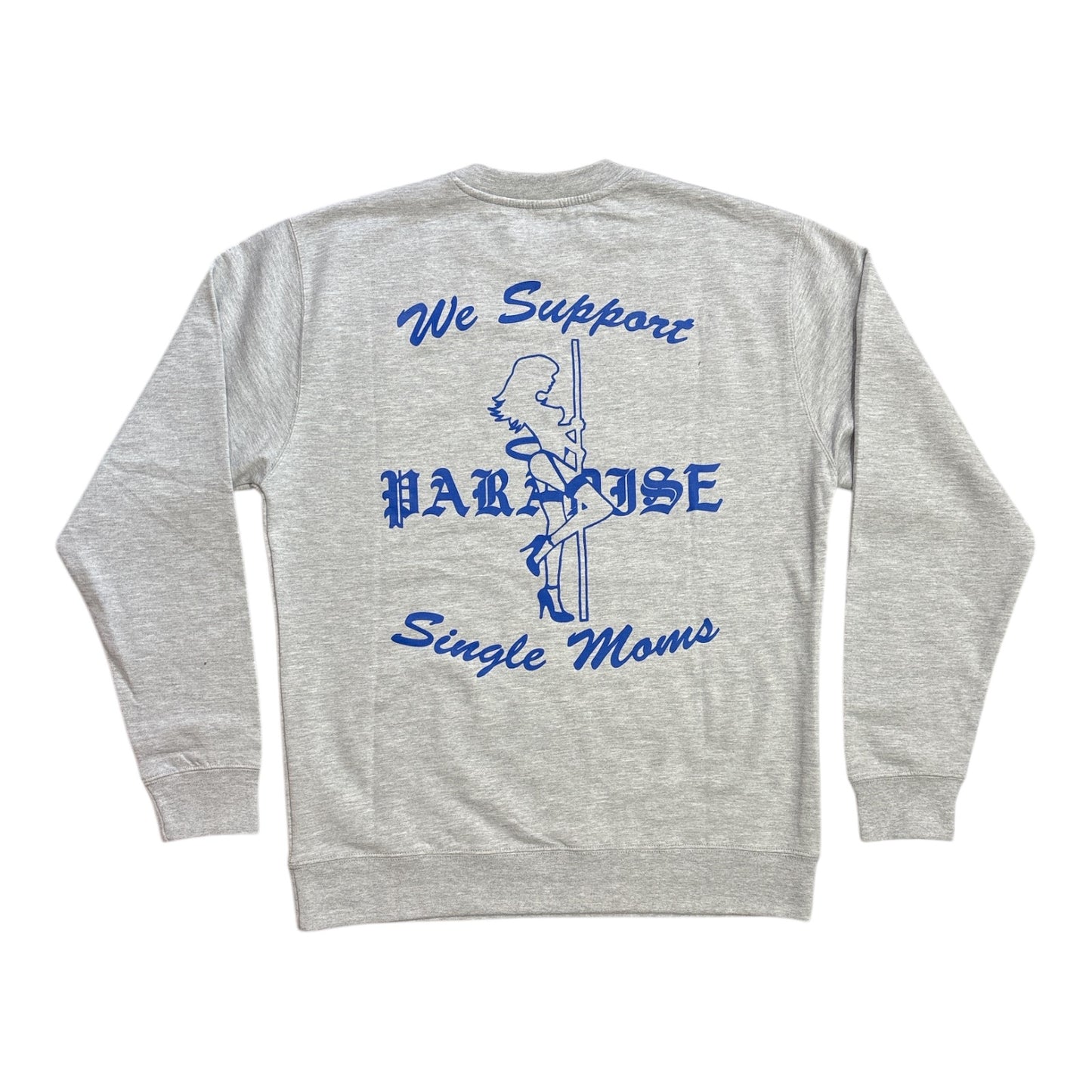 Paradise Flash Dancers II Crew Neck Gray BACK