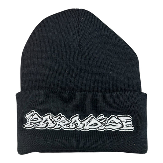 Paradise Paratopia Beanie- Black FRONT