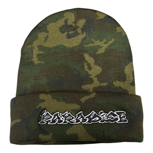 Paradise Paratopia Beanie- Camo FRONT