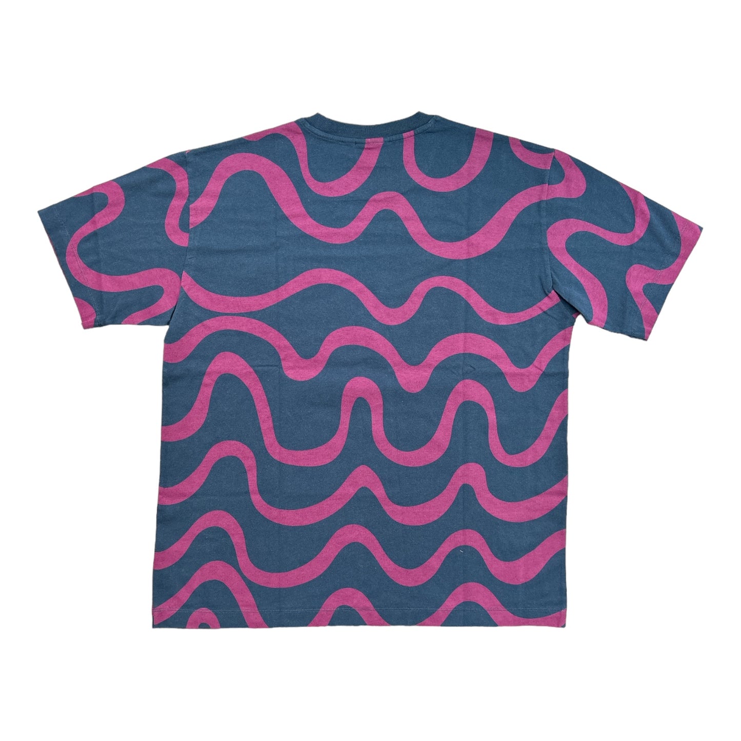 Parra Sound Wave Pocket Tee Navy BACK