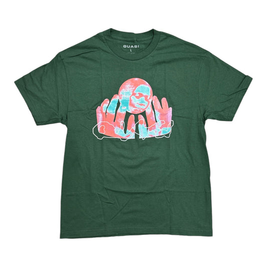 Quasi Bubble Tee- Forest FRONT