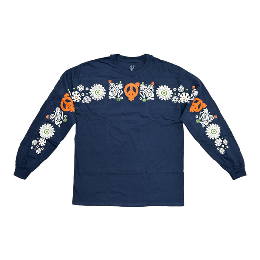 SEXHIPPIES Primate Longsleeve Tee Navy FRONT