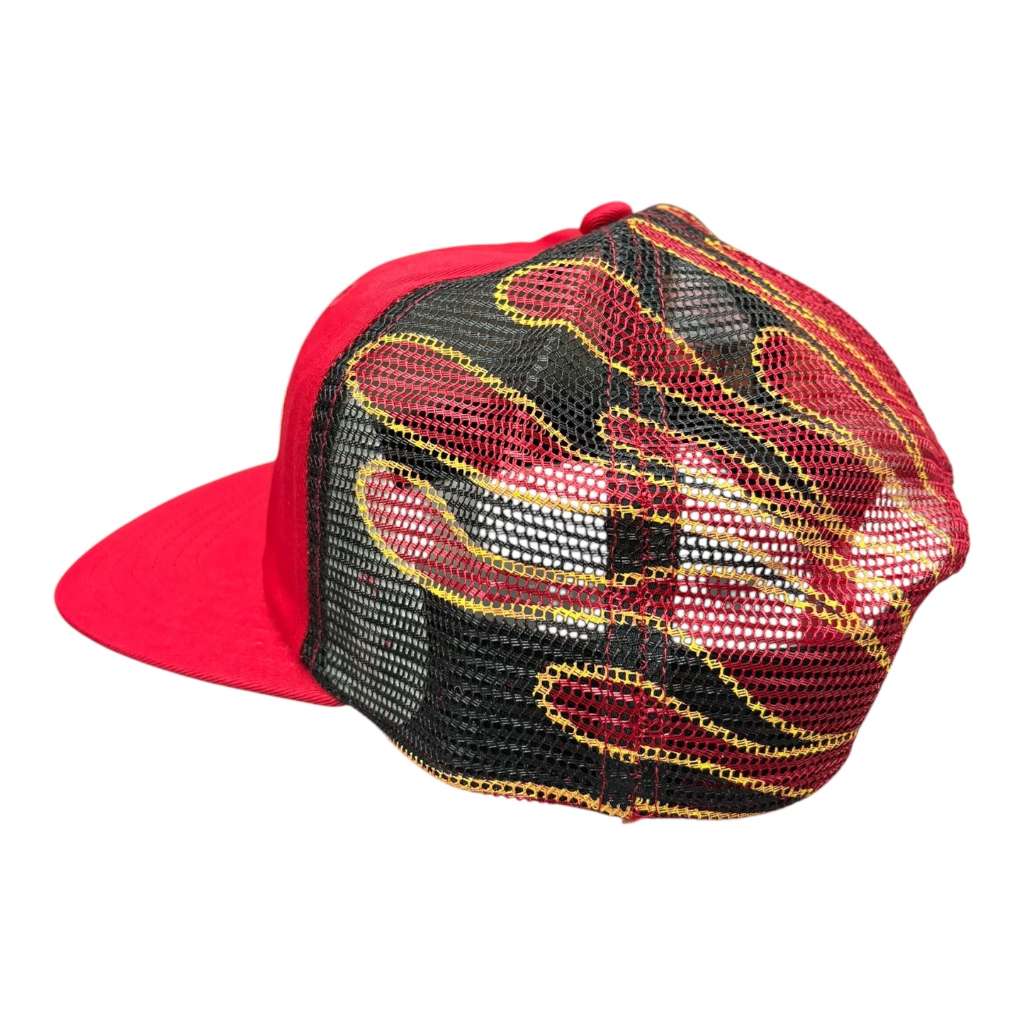 Sci-Fi Fantasy Biker Logo Hat Red BACK