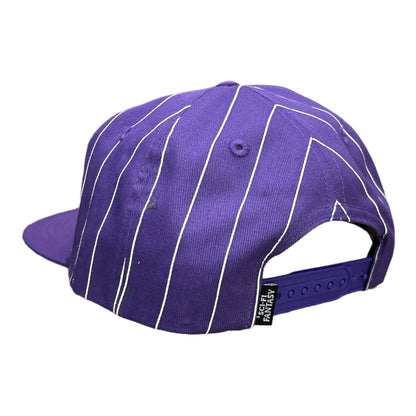 Sci-Fi Fantasy Fast Stripe Hat Purple BACK