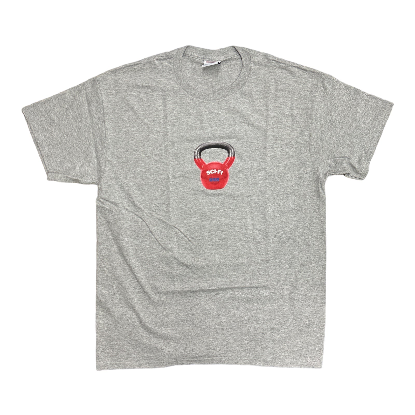 Sci-Fi Fantasy Kettle Bell Tee Heather Grey FRONT