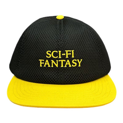 Sci-Fi Fantasy Logo Hat Black FRONT