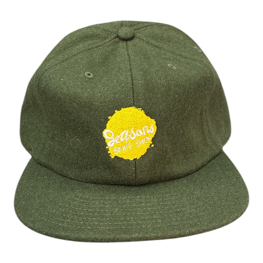 Seasons Blotch Hat Army FRONT