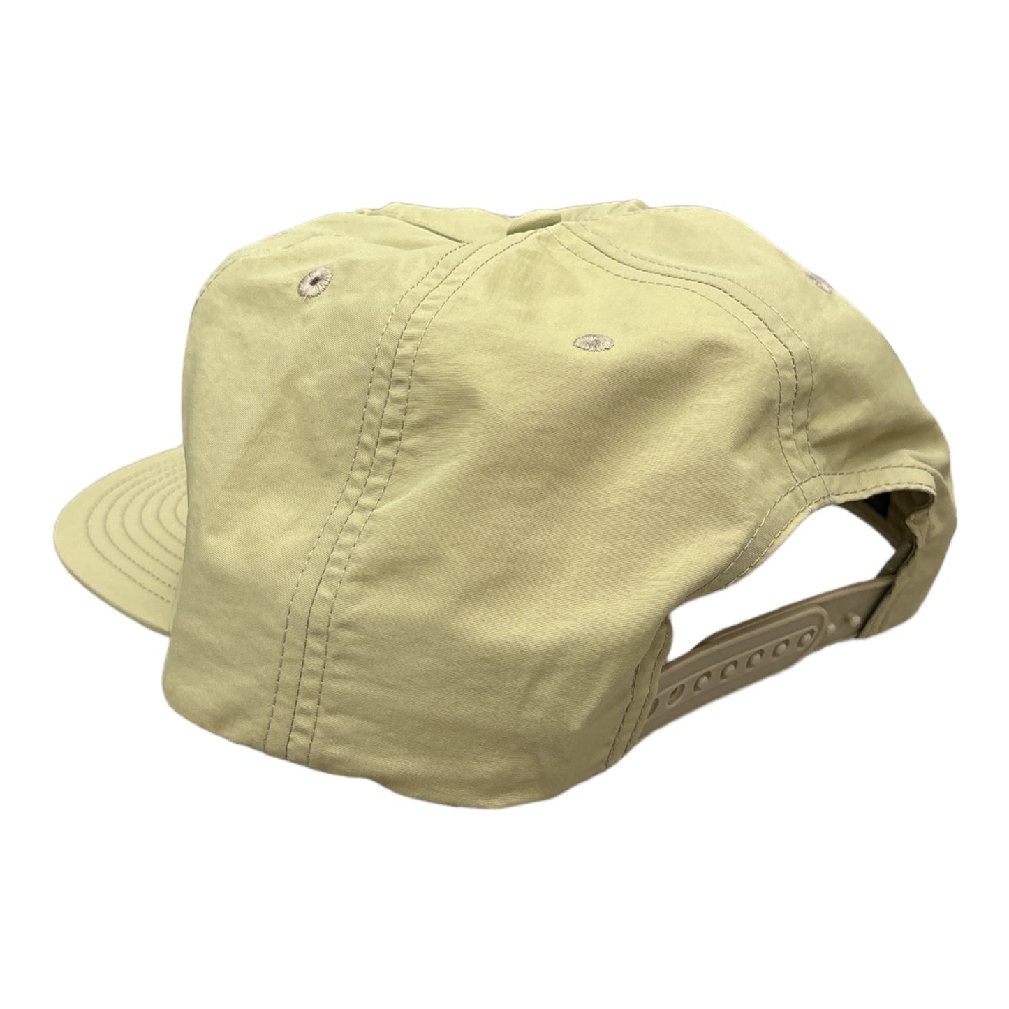 Seasons Blotch Logo Nylon Hat Khaki Back