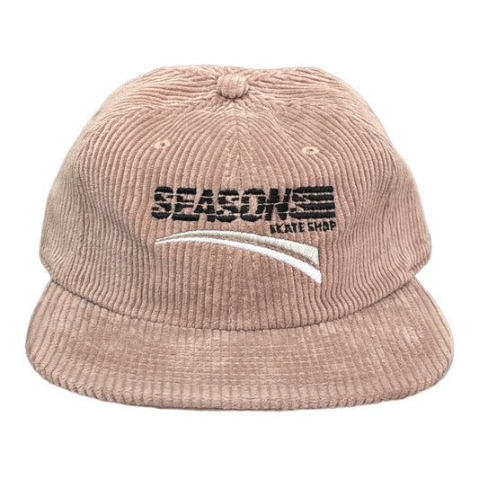 Seasons CDTA Cord Hat Hazy Pink FRONT