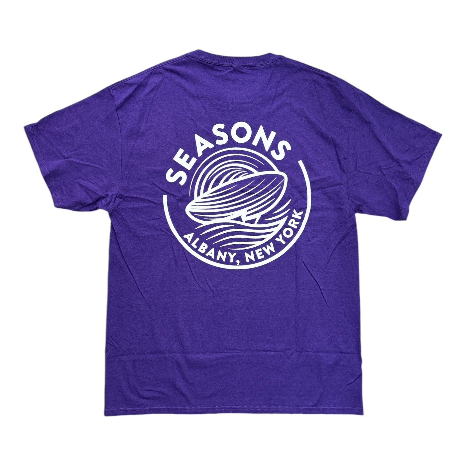 Seasons Claw Tee- Purple BACK