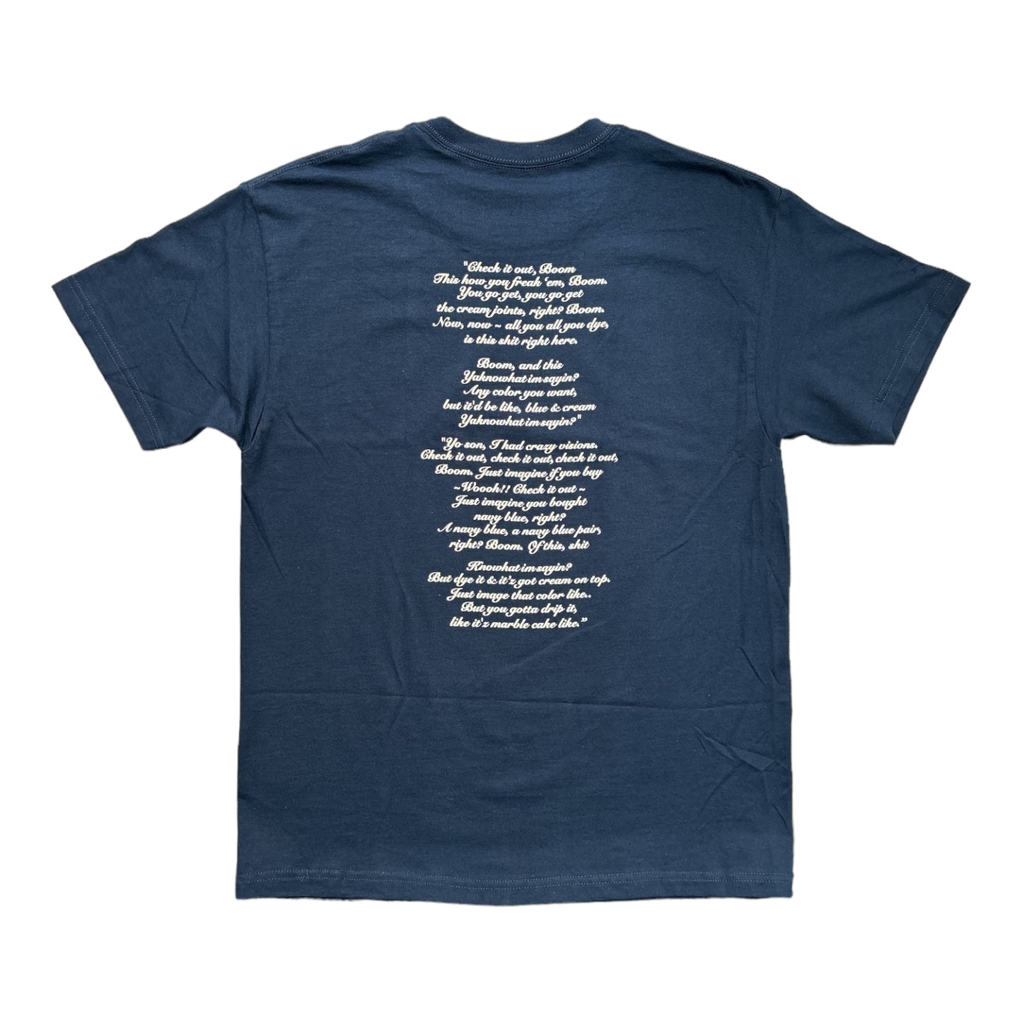 Seasons Glaciers Of Ice Tee Navy BACK