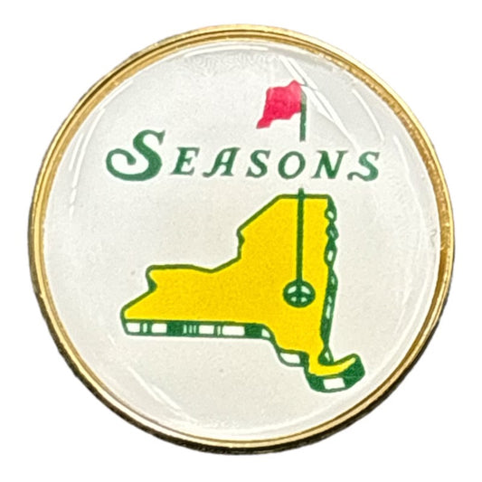 Seasons Lapel Pin Egg Logo FRONT