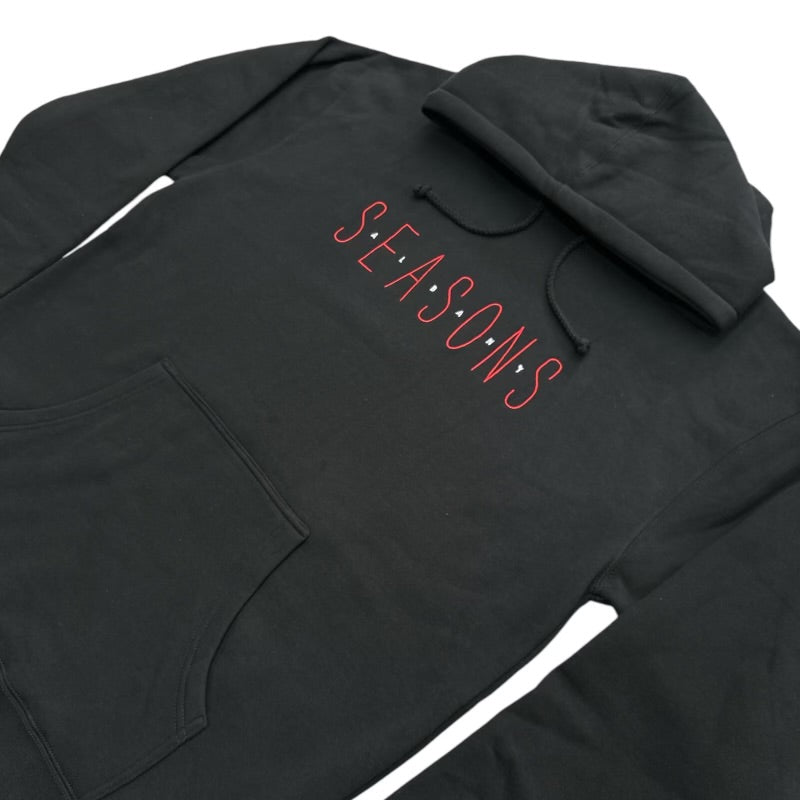 Seasons Skinny Albany Pullover Hood- Black DETAIL