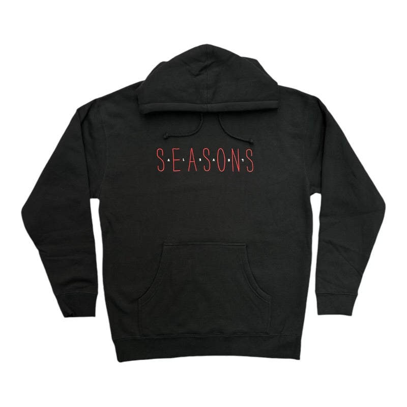 Seasons Skinny Albany Pullover Hood- Black FRONT