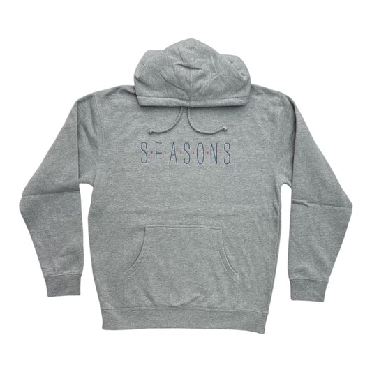 Seasons Skinny Albany Pullover Hood- Gunmetal FRONT