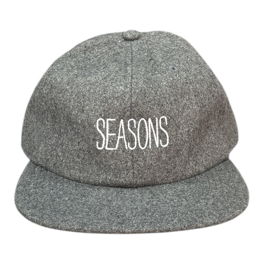 Seasons Skinny Font Hat Gray FRONT