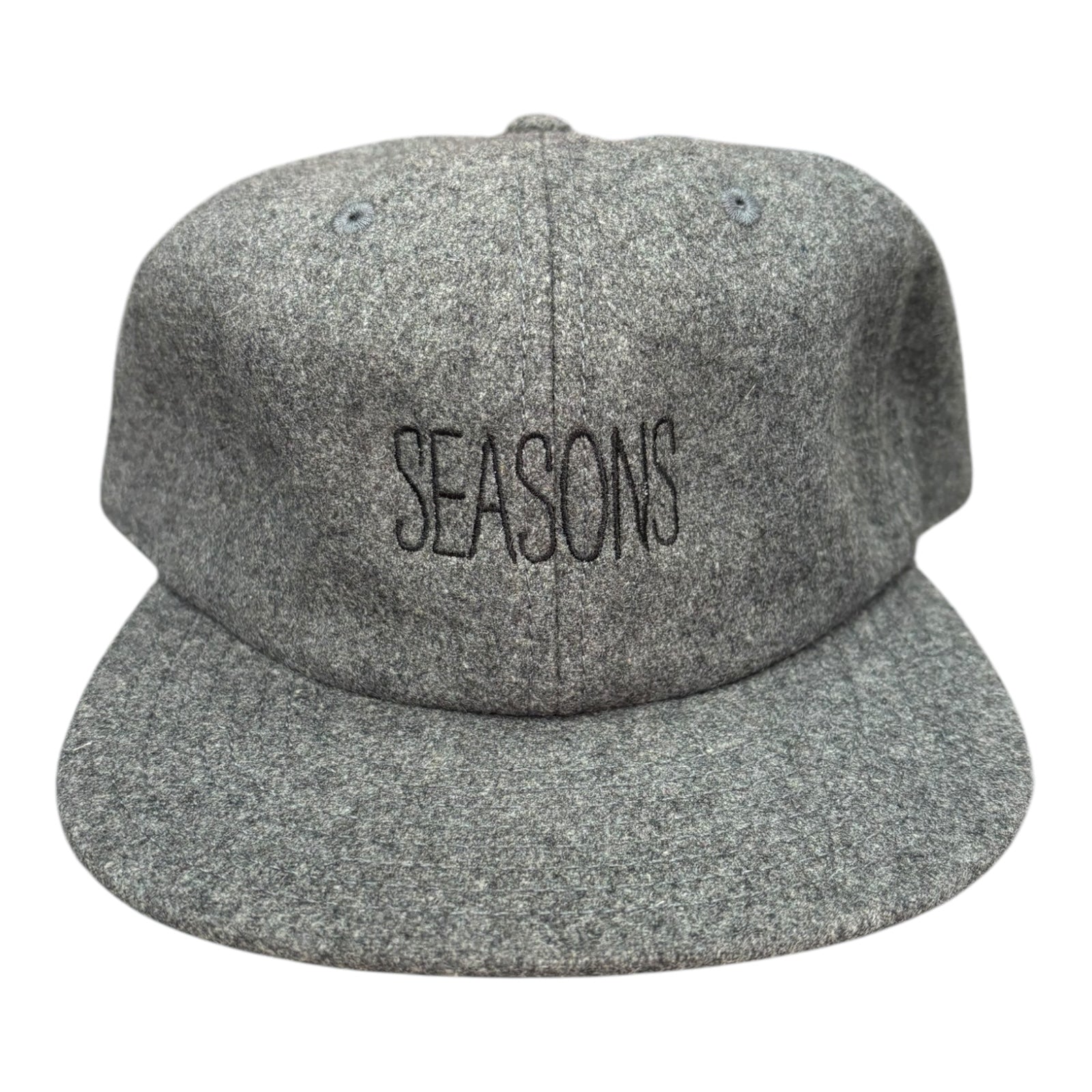 Seasons Skinny Font Hat Gray FRONT