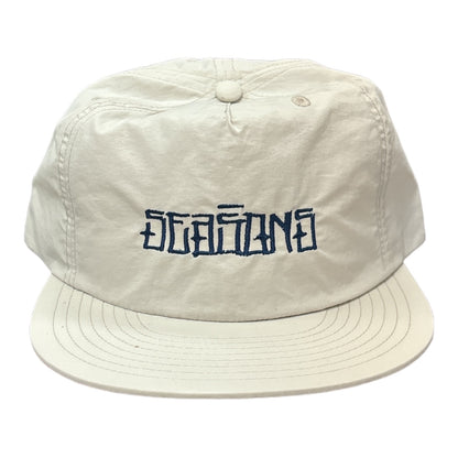 Seasons Stain Logo Nylon Hat Cement FRONT