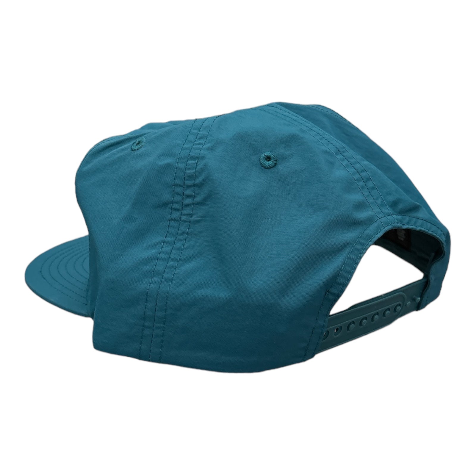 Seasons Stamp Font Hat Teal BACK