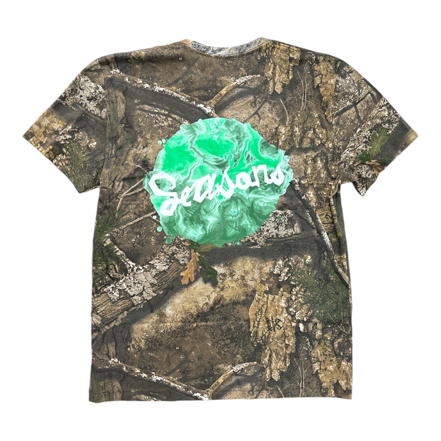 Seasons Swirl Blotch Real Tree Tee BACK