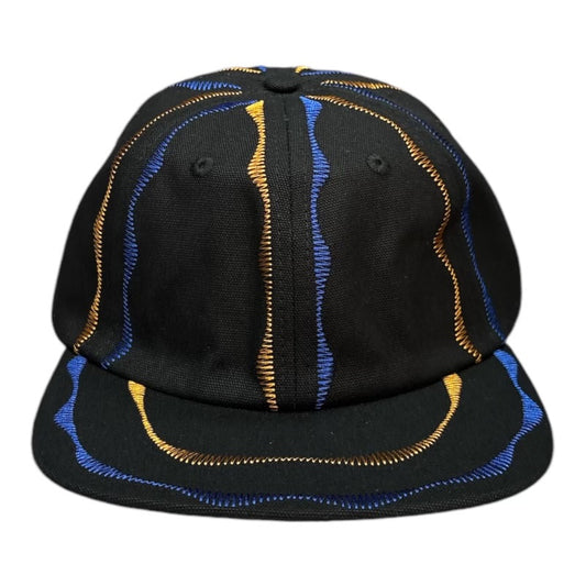 Sexhippies Welders Stitch Pinwheel Hat Black FRONT