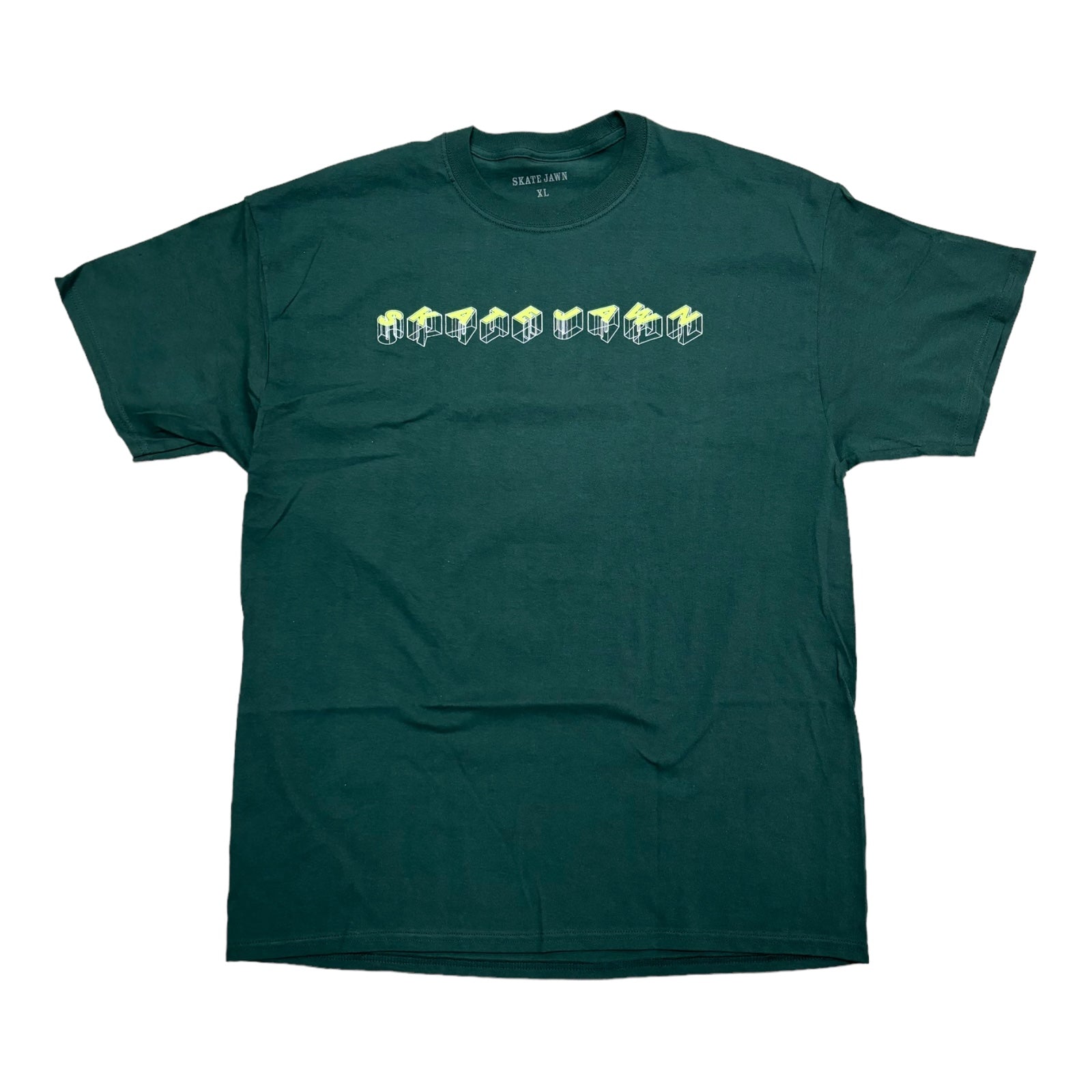 Skate Jawn Blueprint Tee Green FRONT