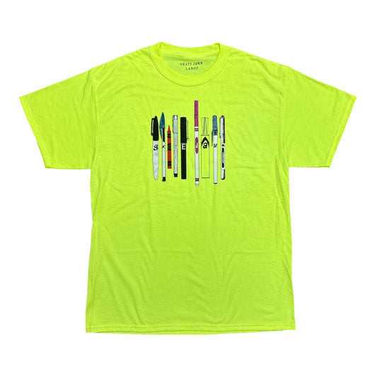 Skate Jawn Markers Tee Highlighter FRONT