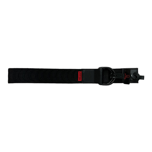 Spitfire Crescent Ring Belt Black FRONT