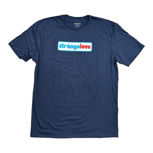 StrangeLove StrangeHouse Tee Navy FRONT