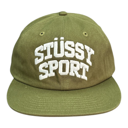 Stussy Mid-Depth Sport Snapback- Seaweed FRONT