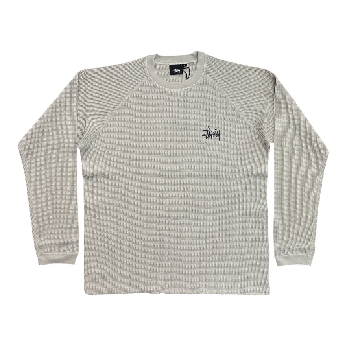 Stussy Raglan Thermal Basic Stock- Bone