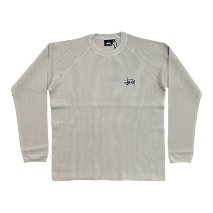Stussy Raglan Thermal Basic Stock- Bone