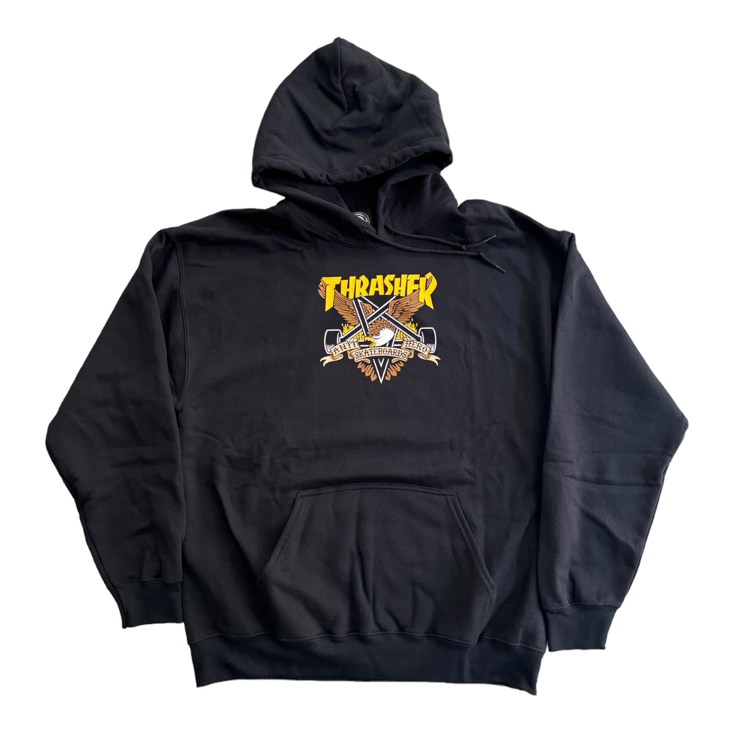 Thrasher x Anti Hero Eaglegram Hoodie Black Front